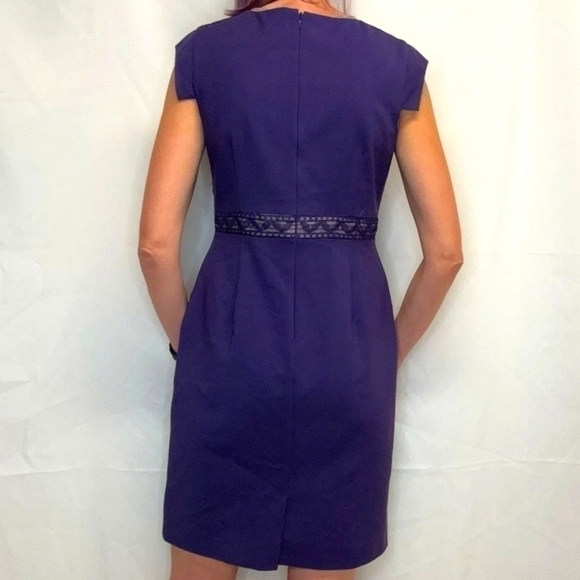 Antonio Melani Elegant Lined Purple Sleeveless‎ Dress Size 6 - Picture 7 of 7
